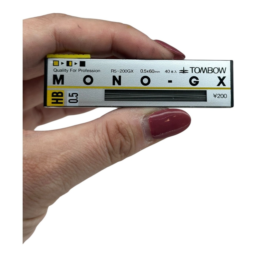 TOMBOW MONO-GX Replacement Lead 0.5 #476048‎ R5200GX Japan INCOMPLETE READ VTG
